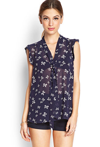 Tea Time Bow Blouse